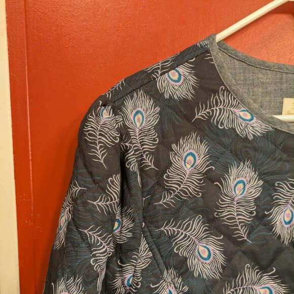 Heritage Barbour Modern Country Pippa Quilted Jacket L w Logo Snaps - Picture 2 of 15